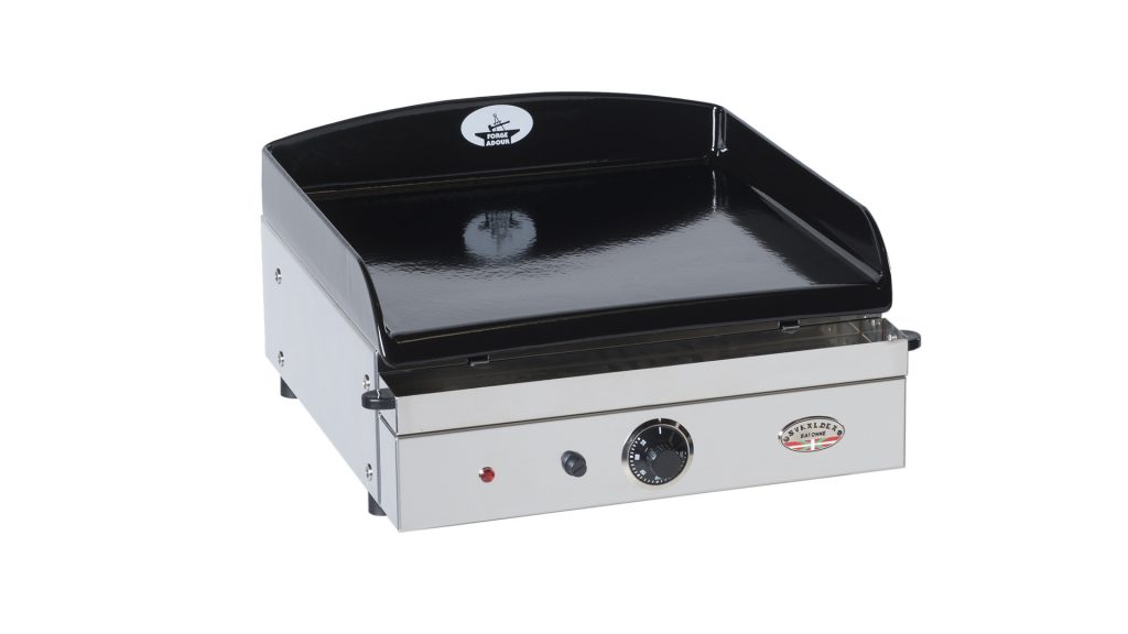 plancha-fonte-emaillee-electrique-forge-adour-chassis-inox-sukaldea-450-mobiliermoss